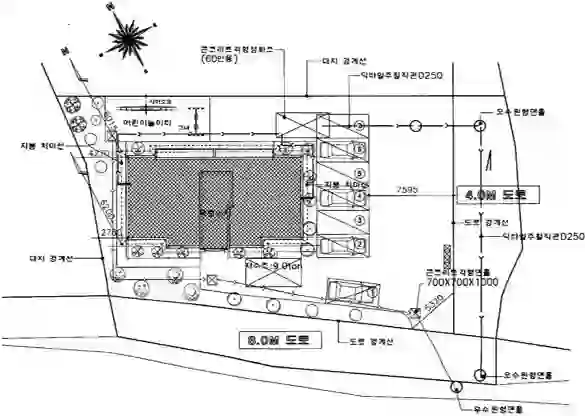 금탑빌라 배치도 이미지